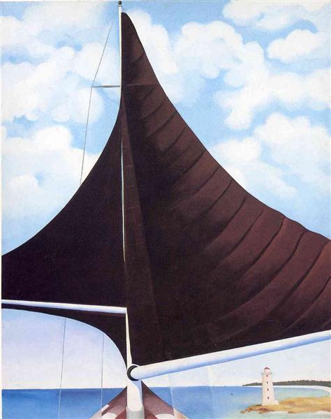 Brown Sail, Wing on Wing, Nassau - 歐姬芙