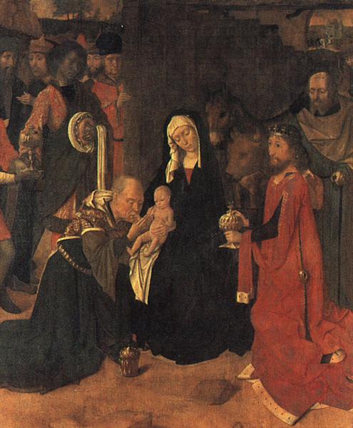 The Adoration of the Magi, c.1490 - Герард Давид