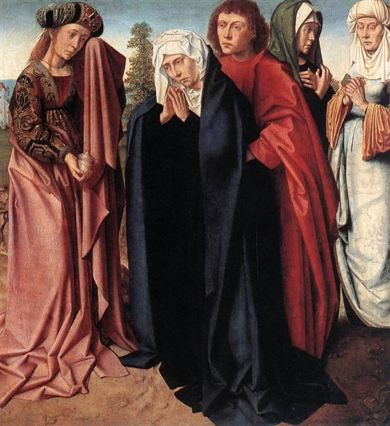 Святі жінки та святий Іван на Голгофі, 1480 - 1485 - Герард Давид