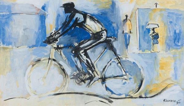 THE CYCLIST, 1970 - Gerard Sekoto