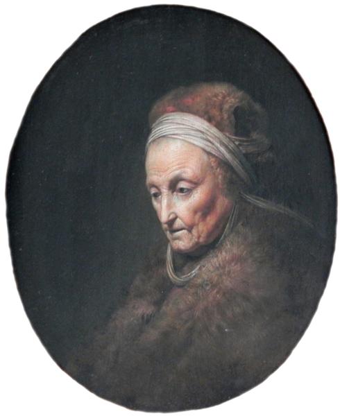 Rembrandt's-mother, c.1630 - Герард Доу