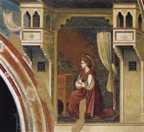 Annunciation: The Virgin Receiving the Message - Giotto di Bondone