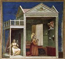 Annunciation to St Anne - Giotto di Bondone