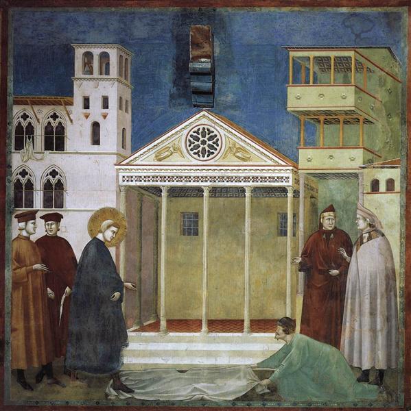 St. Francis Honoured by a Simple Man, 1300 - Giotto