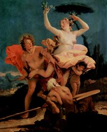 Apollon et Daphné - Giambattista Tiepolo