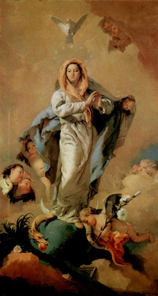 The Immaculate Conception, 1767 - 1768 - Giovanni Battista Tiepolo ...