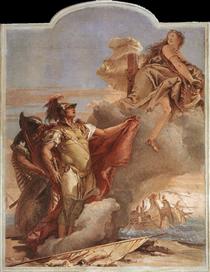 Venus's Farewell to Aeneas, from the Room of the Aeneid in the Palazzina - Giovanni Battista Tiepolo