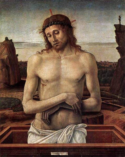 Dead Christ in the Sepulchre, c.1460 - Giovanni Bellini