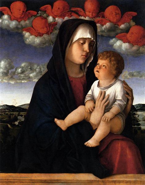 The Madonna of the Red Cherubs, c.1485 - Giovanni Bellini