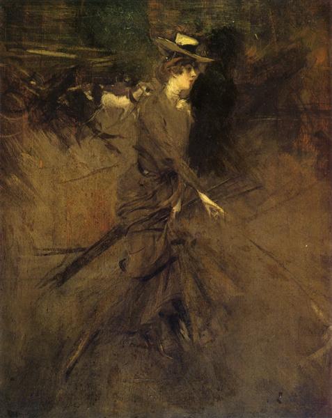 In the Promenade, 1904 - 1905 - Джованни Болдини