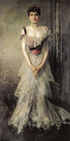 Portrait of Maria Eulalia of Spain, 1898 - 乔瓦尼·波尔蒂尼