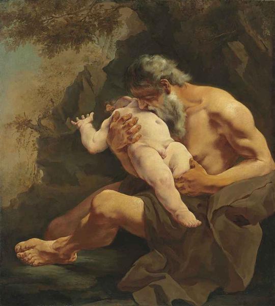 Сатурн пожирає свою дитину, c.1735 - Джулія Лама