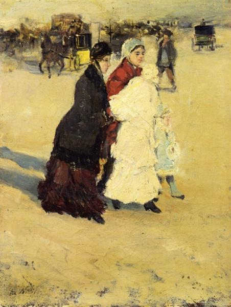 The Nannys, c.1880 - Джузеппе Де Ніттіс