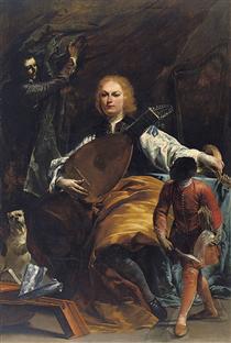 Portrait of Count Fulvio Grati - Джузеппе Марія Креспі
