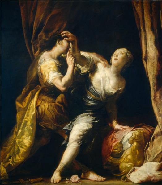 Tarquin and Lucretia, 1700 - Джузеппе Марія Креспі