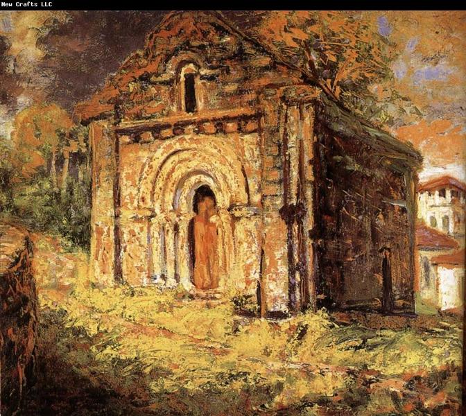 The Little Chapel Chancelade, 1926 - Grant Wood