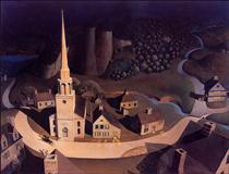 The Midnight Ride of Paul Revere - Grant Wood