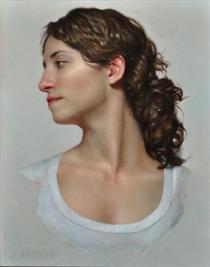 Young Woman Looking to Her Right (Susanna (muse)) - Graydon Parrish