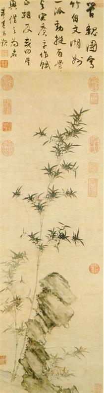 Bamboo and Stone - Guan Daosheng