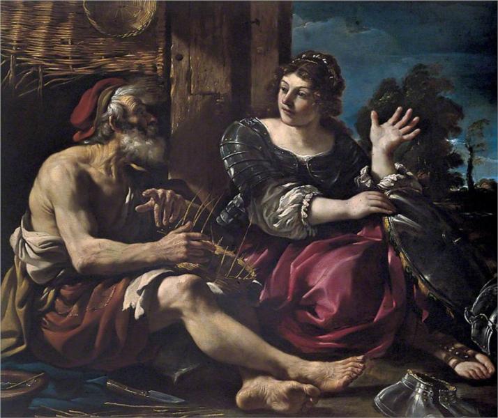 Erminia and the Shepherd, 1620 - Giovanni Francesco Barbieri