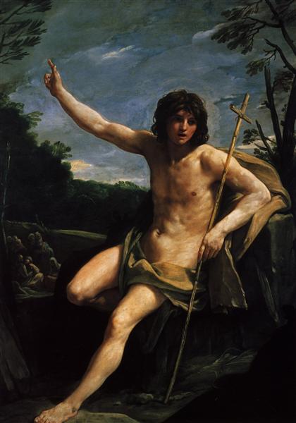Saint John the Baptist, 1637 - Гвідо Рені