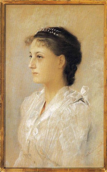 Emilie Flöge, Aged 17, 1891 - Gustav Klimt