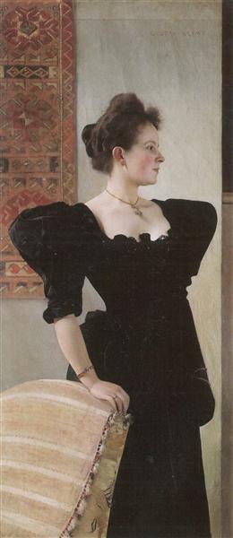 Portrait of Marie Breunig, 1894 - Gustav Klimt