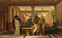 Theatrical Rehearsal in the House of an Ancient Roman Poet - Gustave Boulanger