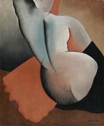 Nude seen from back - Gustave Buchet