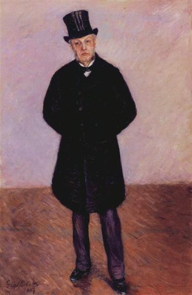 Portrait of Jean Daurelle, 1887 - 古斯塔夫·卡耶博特