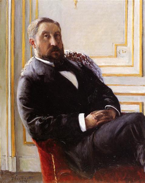 Portrait of Jules Richemont, 1879 - Гюстав Кайботт