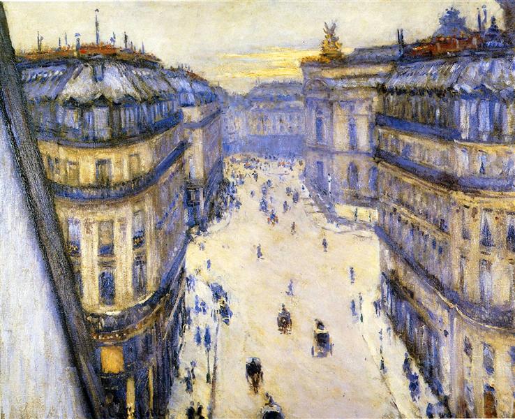 Rue Halevy, Seen from the Sixth Floor, 1878 - Gustave Caillebotte