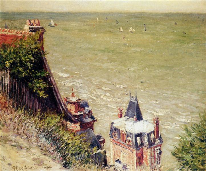 The Pink Villa at Trouville, 1884 - Gustave Caillebotte