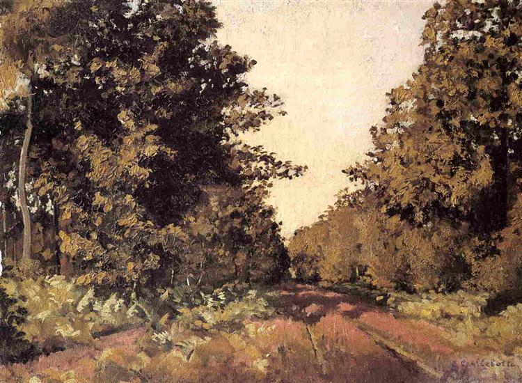Woods at la Grange, c.1874 - c.1879 - Gustave Caillebotte