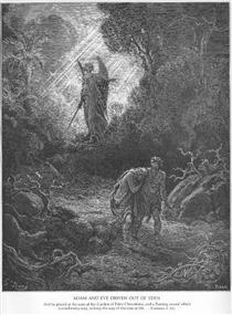 Adam and Eve Are Driven out of Eden - Gustave Doré