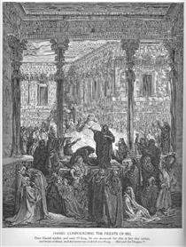 Daniel Confunde os Sacerdotes de Bel - Gustave Doré