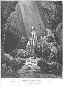 Daniel in the Den of Lions - Gustave Doré