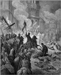 Вход крестоносцев в Константинополь в 1204 году - Гюстав Доре