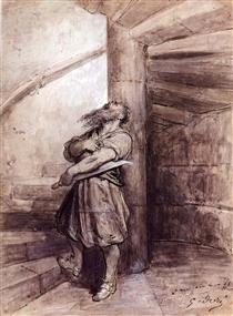 Illustration For Charles Perraults Bluebeard - Gustave Doré