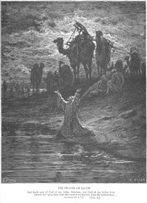 Jacob Prays for Protection - Gustave Dore
