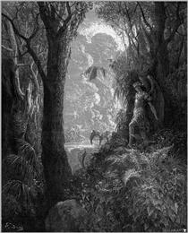 Satan in Paradise - Gustave Doré