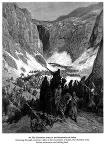The Christian Army in the Mountains of Judea - Gustave Dore