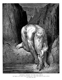 O Gigante Anteu - Gustave Doré