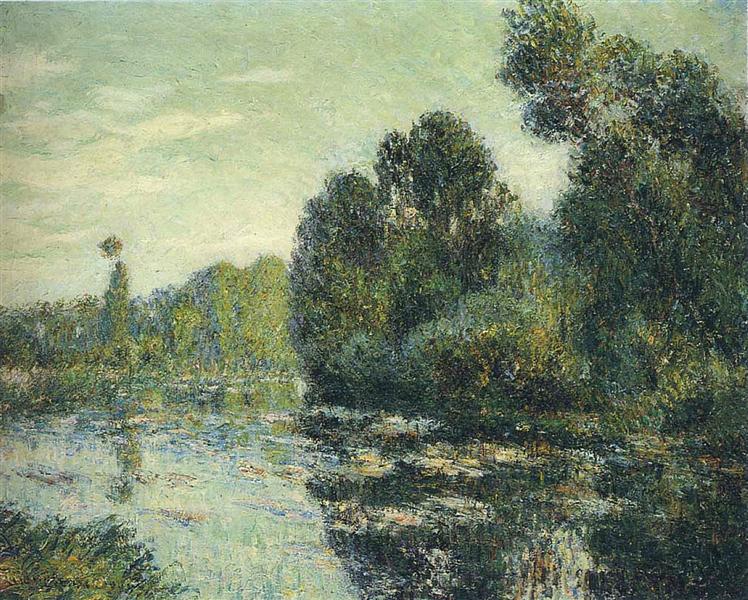 By the River Eure, 1906 - Gustave Loiseau