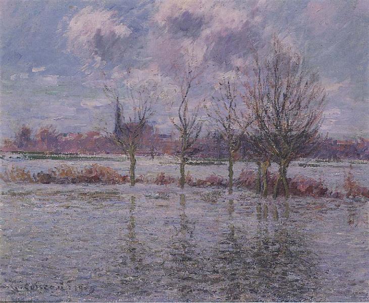 Flood Near Nantes, 1909 - Гюстав Луазо