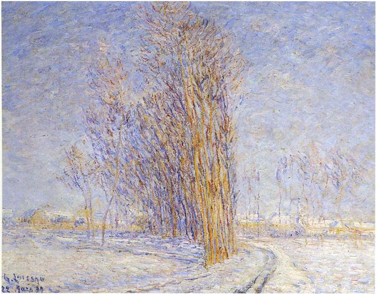 Landscape in Snow, 1899 - Gustave Loiseau