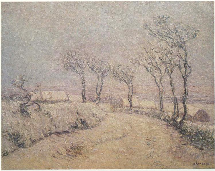 Landscape in Snow, 1900 - Гюстав Луазо