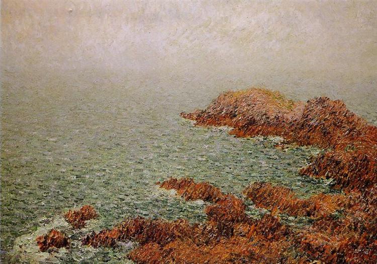 The Red Rocks - Gustave Loiseau