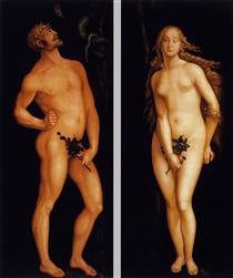 Adam and Eve - Ганс Бальдунг
