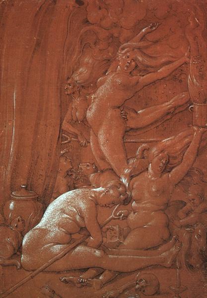 Отправляясь на шабаш, 1514 - Ханс Бальдунг
